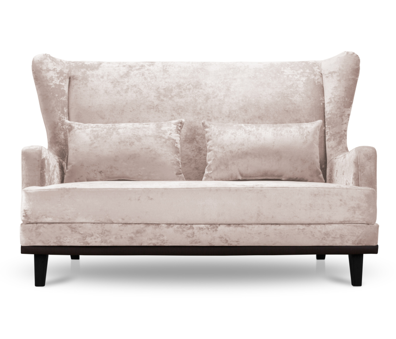 Дизайнерские диваны для гостиной, Диван прямой нераскладной Ритм, плюш