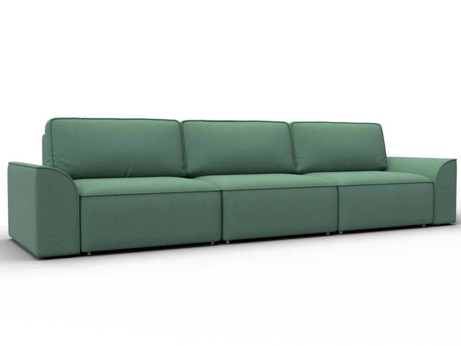 Диваны еврокнижки, Диван прямой Лига-048 НПБ Лонг, рогожка Амур