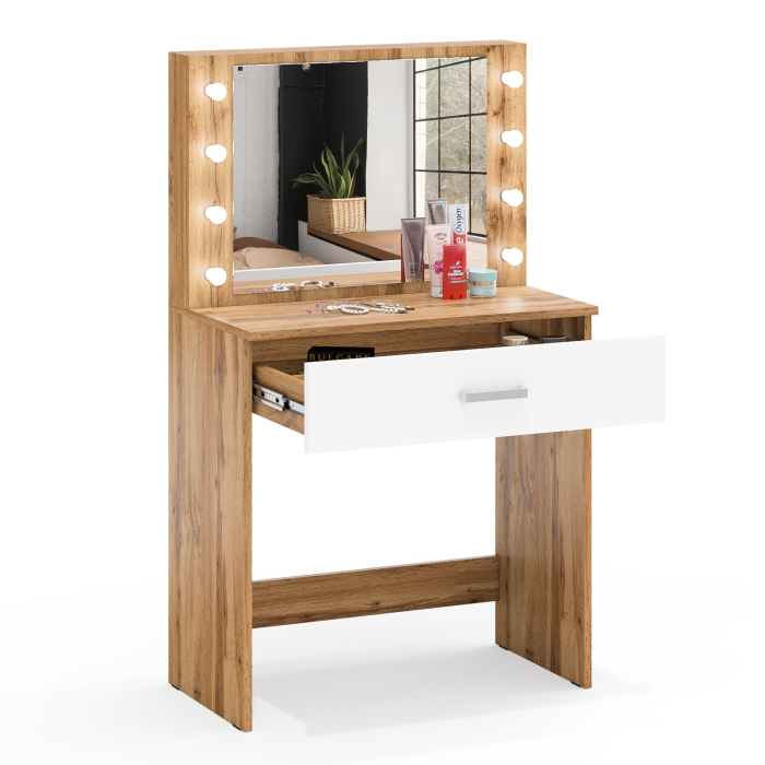 С зеркалом, Столик косметический с подсветкой СТ-4