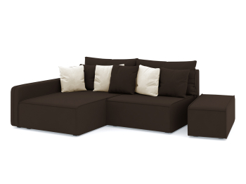 Диван-кровать угловой Портленд еврокнижка НПБ, велюр