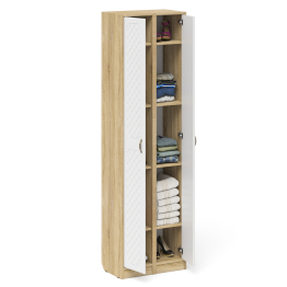 Два пенала для прихожей серии П-6 МДФ фрезеровка ромб