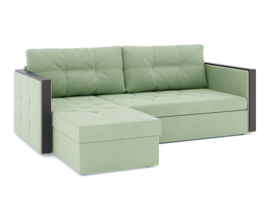 Диваны угловые в гостиную, Диван-кровать угловой Даймонд дельфин, велюр