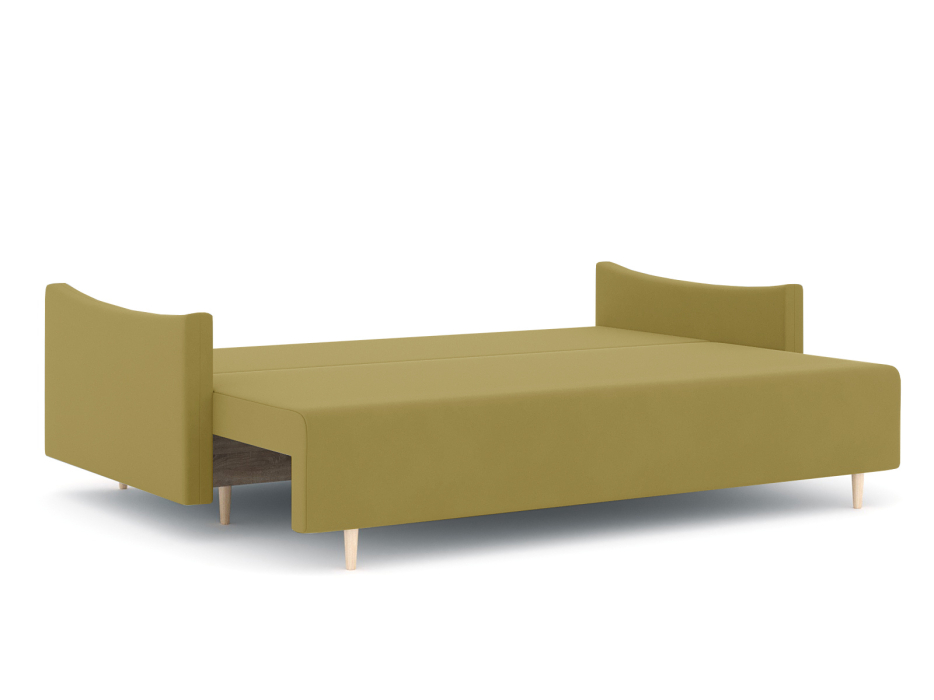 Диваны еврокнижки, Диван-кровать еврокнижка Смайл с подлокотниками, велюр