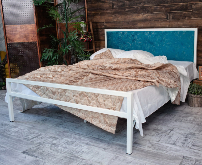 Кровати 180х200, Кровать в стиле лофт Лоренцо 1.8 (Белый)