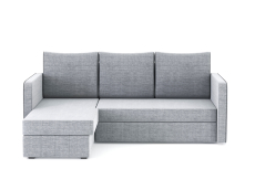 Диваны угловые в гостиную, Диван-кровать угловой Cлим дельфин, рогожка