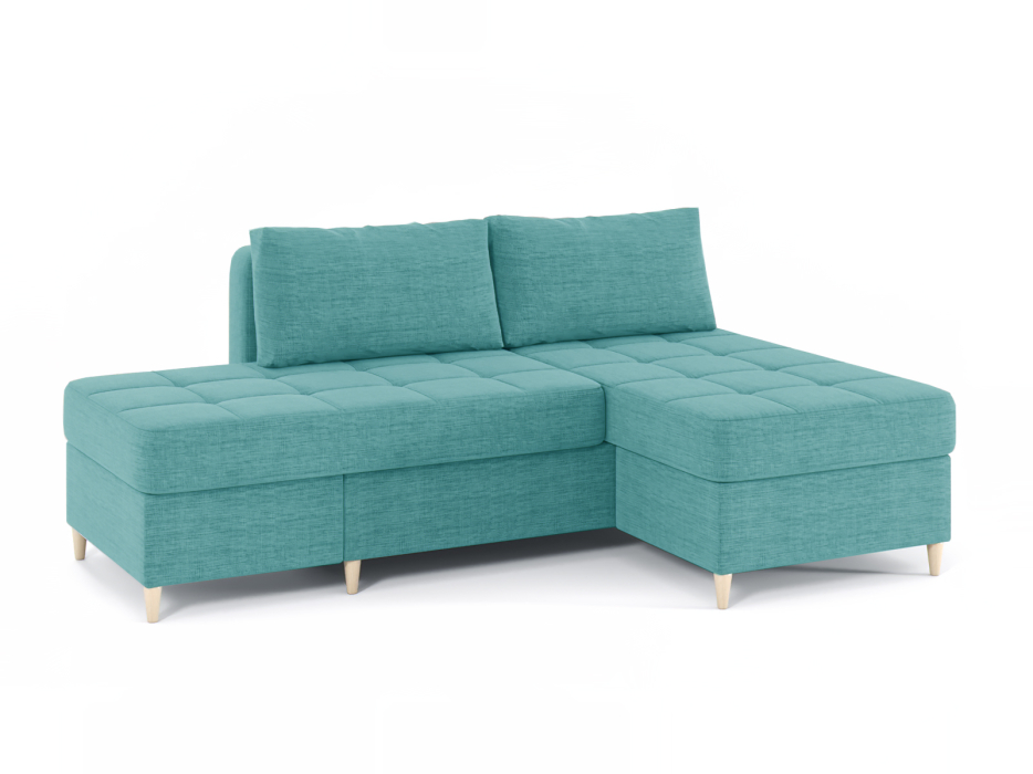 Диваны угловые в гостиную, Диван-кровать угловой Оливер 2 еврокнижка-трансформер, рогожка