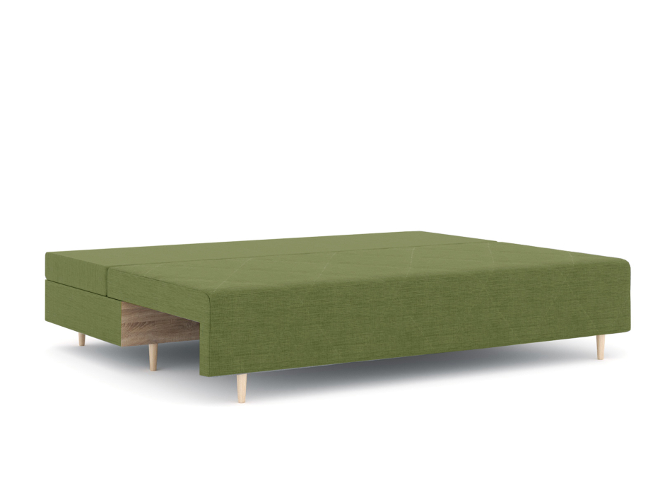 Диваны еврокнижки, Диван-кровать Милли без подлокотников, рогожка Люкс