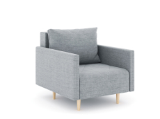 Кресло для отдыха, Кресло для отдыха Милли с подлокотниками, рогожка