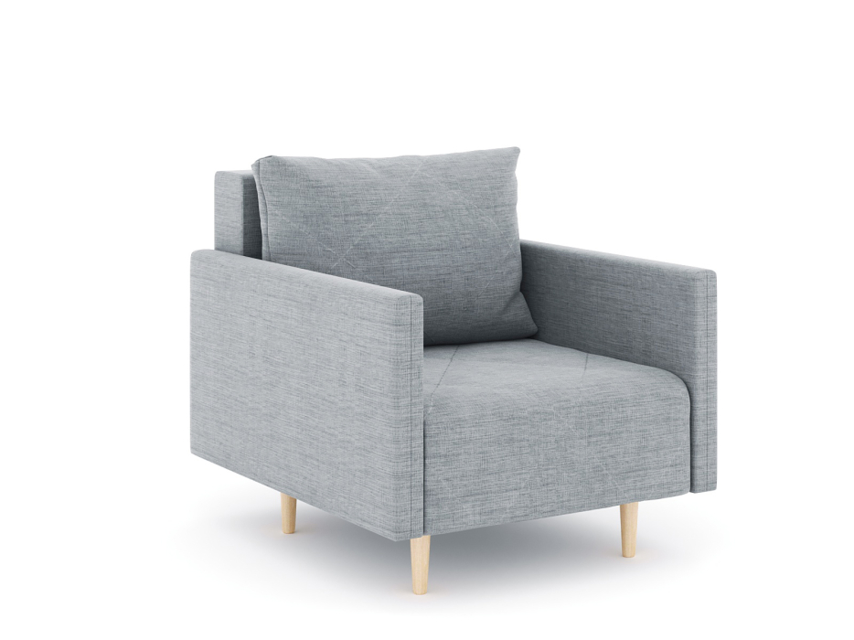 Кресло для отдыха, Кресло для отдыха Милли с подлокотниками, рогожка