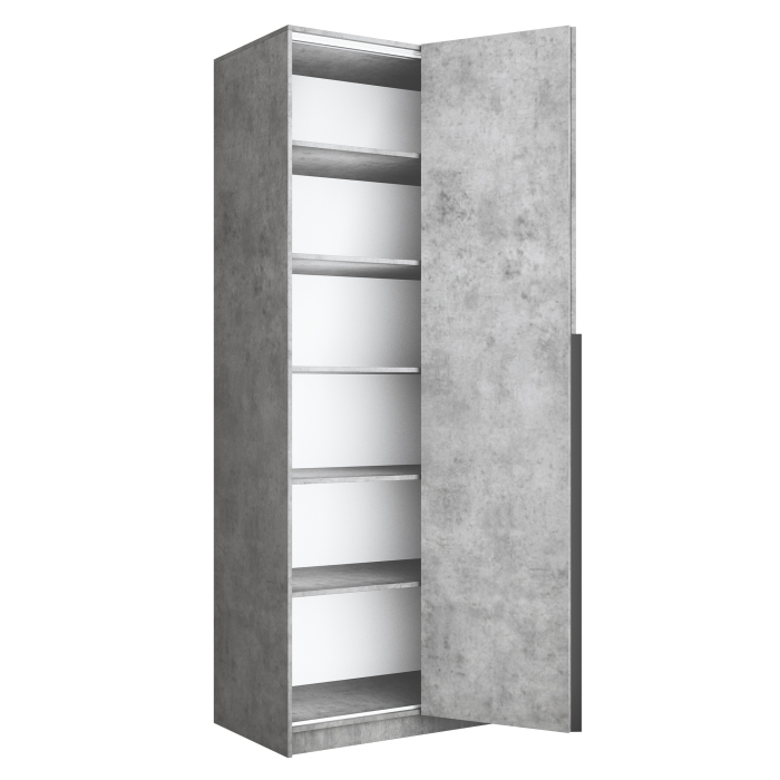 Шкафы распашные, Шкаф складной Е1 Локер ("Гармошка") 101х52,5х220 см, с полками