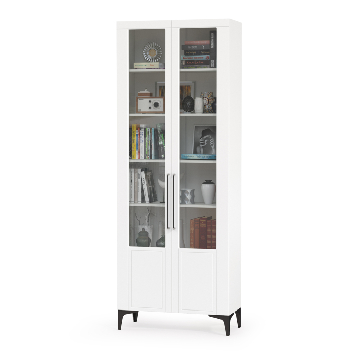 Стенки для гостиной, Комод с сервантом и навесной полкой Валенсия № 96