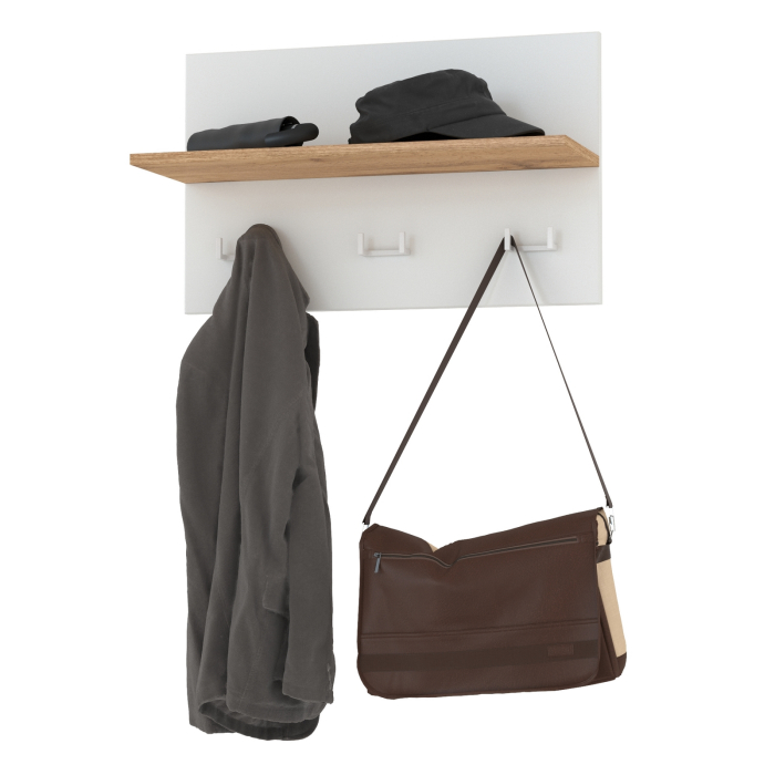 Настенные, Вешалка с полочкой Октава 15.14.01.