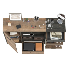 Тумба для обуви Трувор 13.241.06 с комодом с тремя нишами