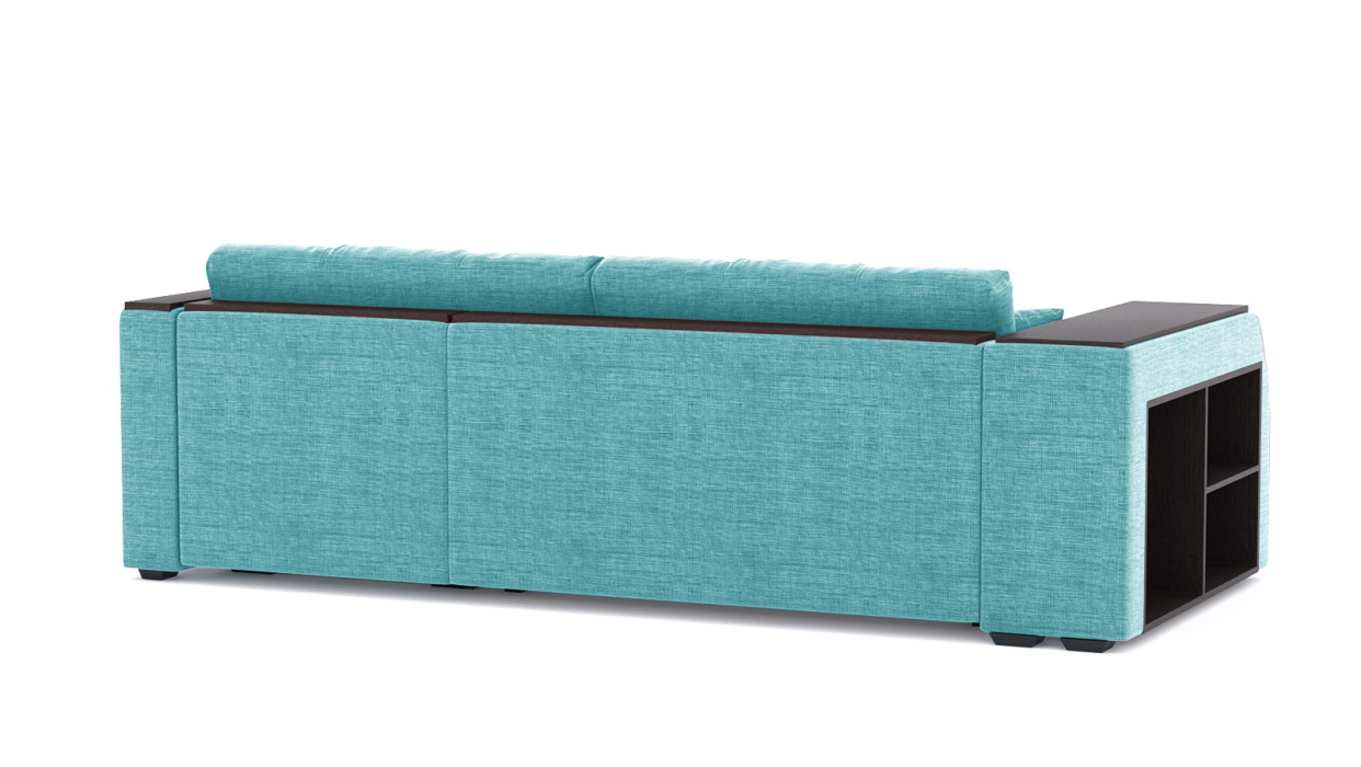 Диваны угловые в гостиную, Диван-кровать угловой Брюссель дельфин, рогожка