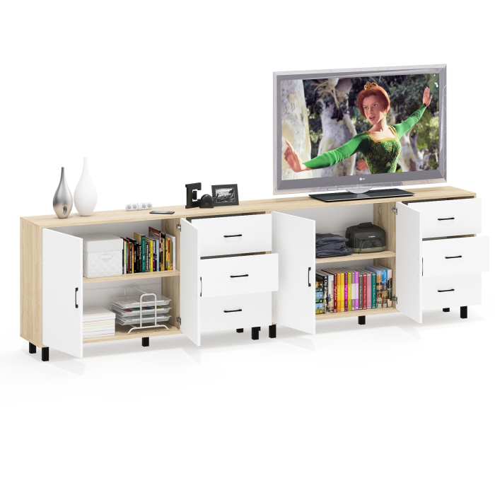 Комоды, Две тумбы-комода широких РВК 123-1604