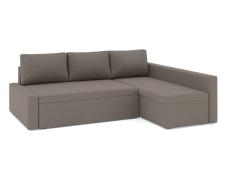 Диваны угловые в гостиную, Диван-кровать угловой Фрихетен дельфин, велюр