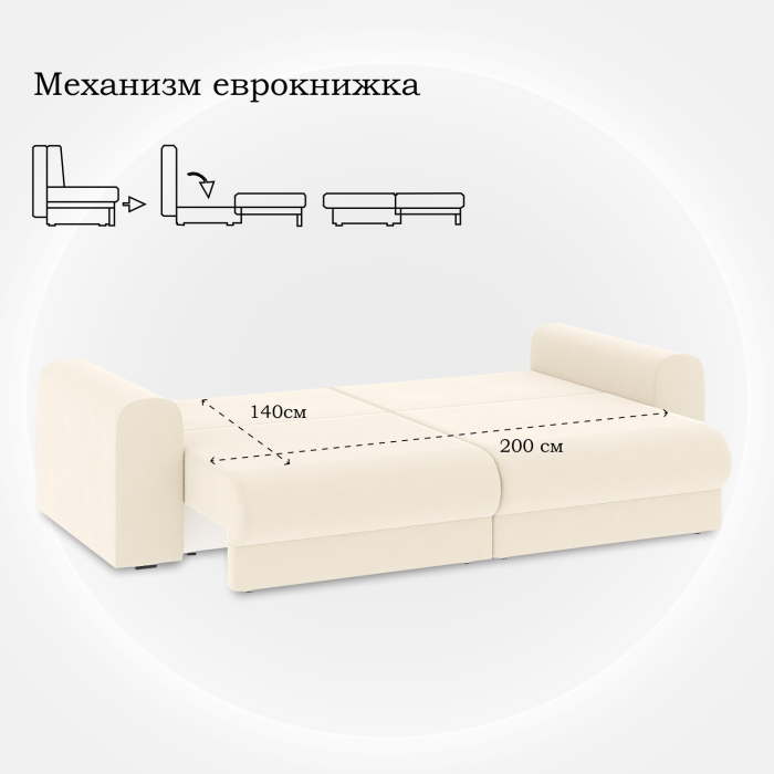 Диваны еврокнижки, Диван-кровать Мэддиссон