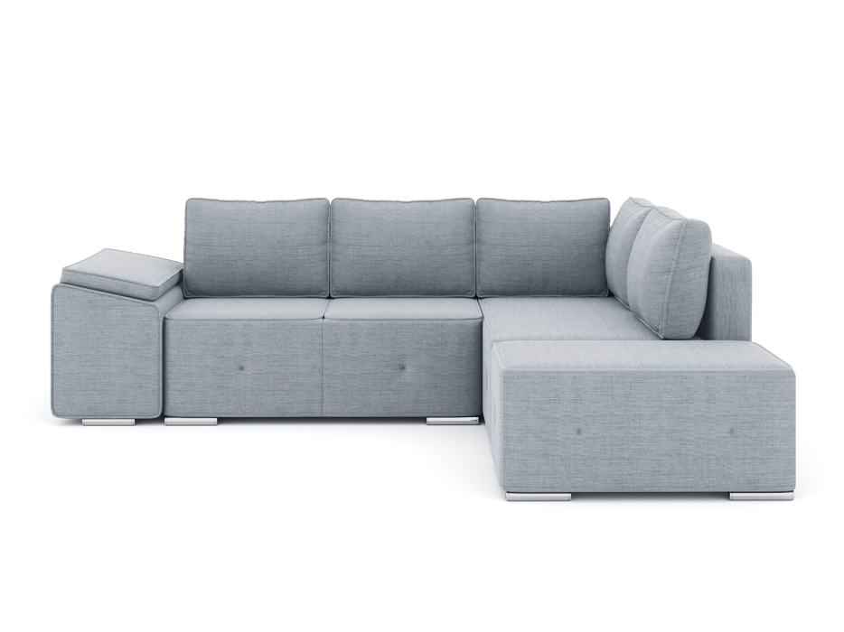 Диваны угловые в гостиную, Диван-кровать угловой Хавьер  ПБ еврокнижка, рогожка Люкс