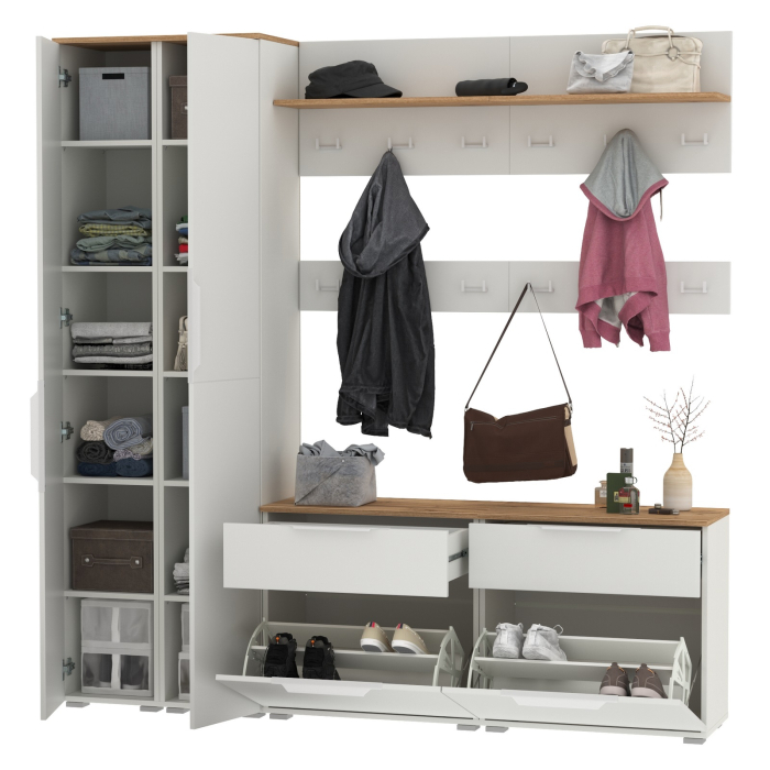 Прихожие, Узкая мебель в прихожую Октава № 35