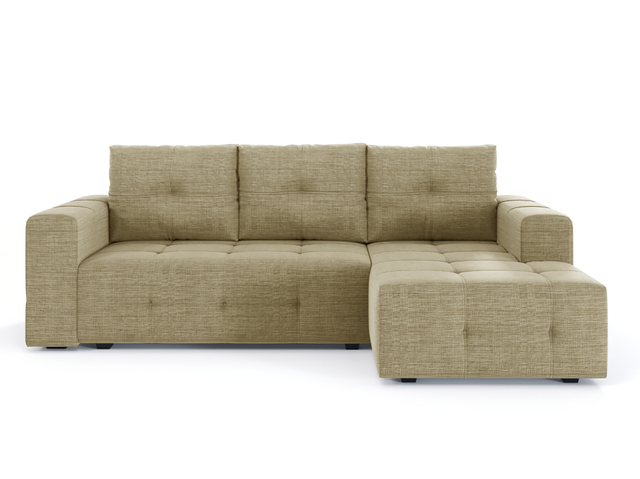 Диваны угловые в гостиную, Диван-кровать угловой Прадо, еврокнижка, рогожка