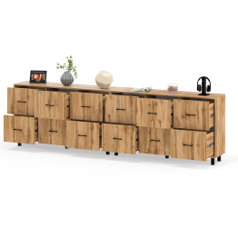 Два комода-тумбы с ящиками и на ножках РВК 127-1504