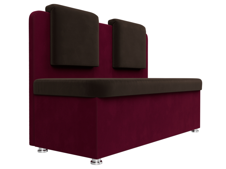 Диваны прямые кухонные, Диван кухонный прямой Маккон 2-х местный, микровельвет