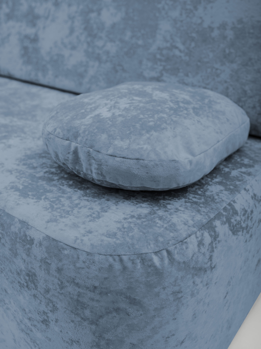 Дизайнерские диваны для гостиной, Бескаркасный диван Бабл, плюше 