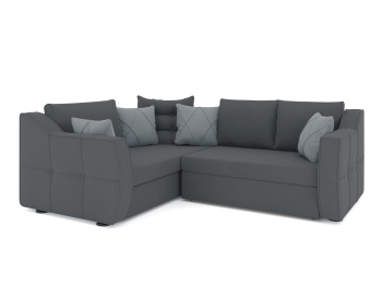 Диван-кровать угловой Френсис дельфин, велюр