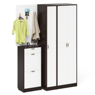 Прихожие, Мебель в прихожую П-6 компоновка № 50 фрезеровка прованс