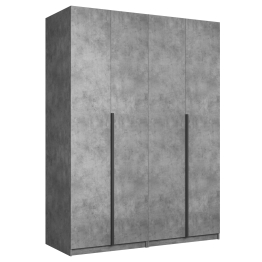 Шкаф складной Е1 Локер ("Гармошка") 162х52.5х220 см,с полками и двумя модулями