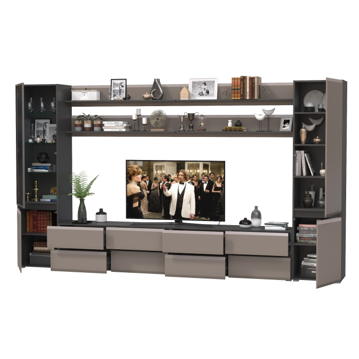 Стенки для гостиной, Сидней мебель в гостиную корпусная № 123