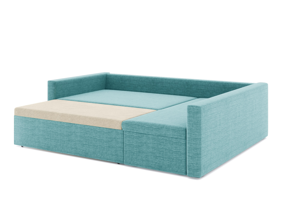 Диваны угловые в гостиную, Диван-кровать угловой Мансберг дельфин, рогожка