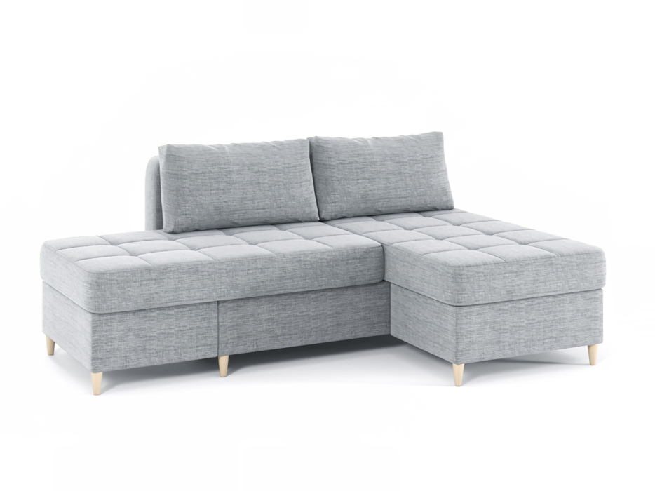 Диваны угловые в гостиную, Диван-кровать угловой Оливер 2 еврокнижка-трансформер, рогожка Люкс