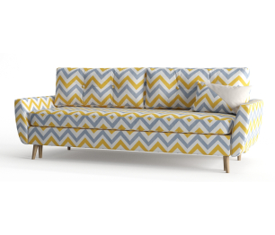 Диван-кровать Норфолк, независимый пружинный блок, рогожка