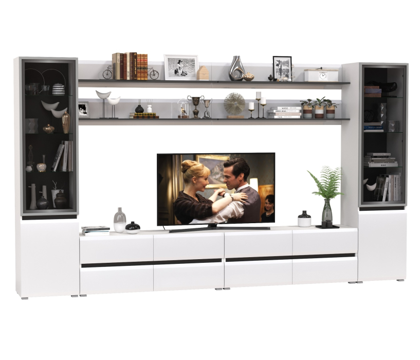 Стенки для гостиной, Стенка модульная Сидней комплектация № 122