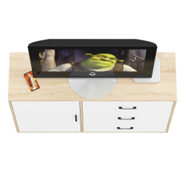 Комод-тумба три ящика и дверка РВК 122-1204