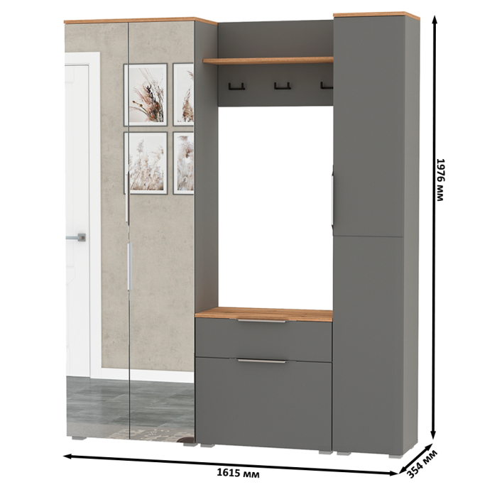 Прихожие, Узкая прихожая Октава № 22