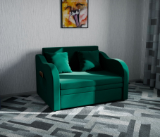 Детские диваны, Детский прямой диван Бали,выкатной,велюр
