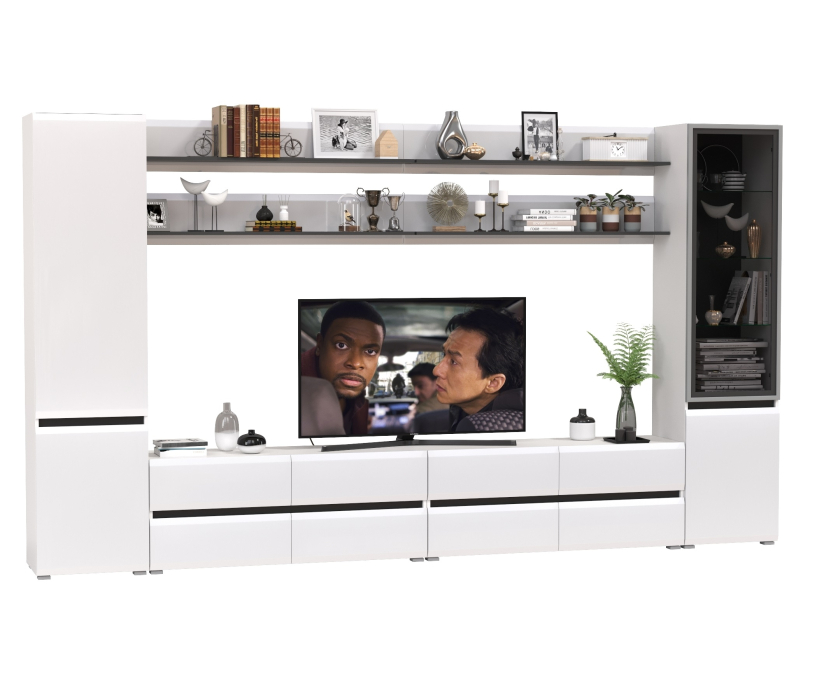 Стенки для гостиной, Сидней мебель в гостиную корпусная № 123