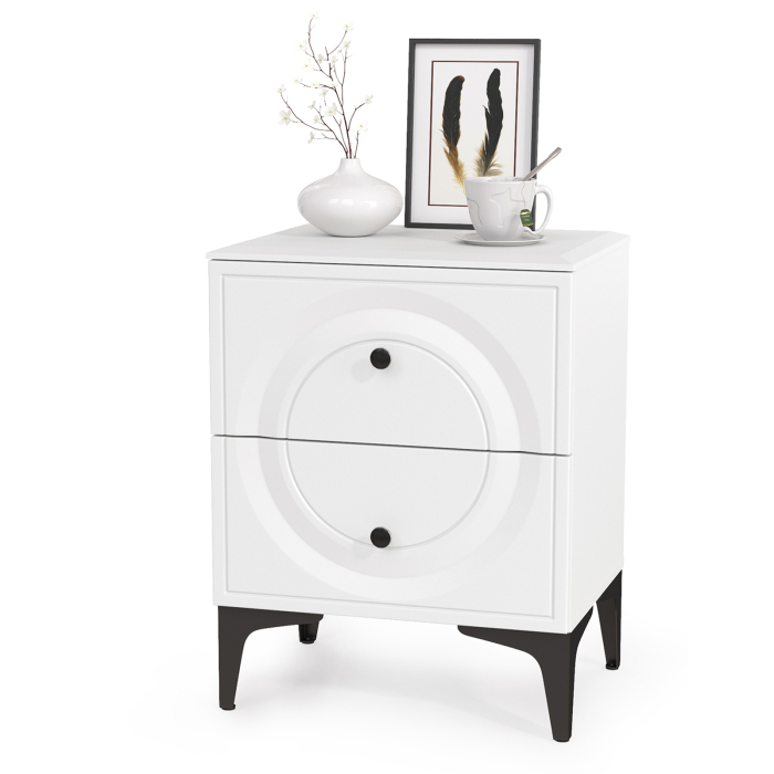 Спальные гарнитуры, Комод Валенсия с кроватью 1600 и прикроватной тумбочкой