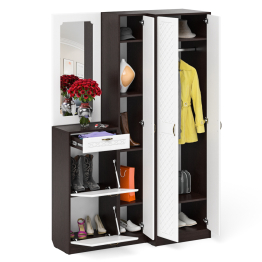 Мебель для прихожей П-6 № 29 МДФ фрезеровка ромб