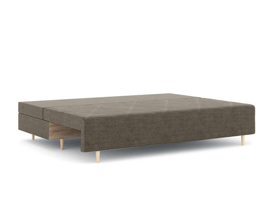 Диваны еврокнижки, Диван-кровать Милли без подлокотников, рогожка Люкс