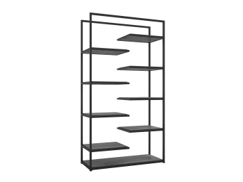 Стеллаж Айсберг Лофт Видар Черный