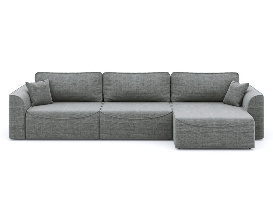 Диваны угловые в гостиную, Диван-кровать угловой Рафаэль 3 секции еврокнижка НПБ, рогожка Люкс