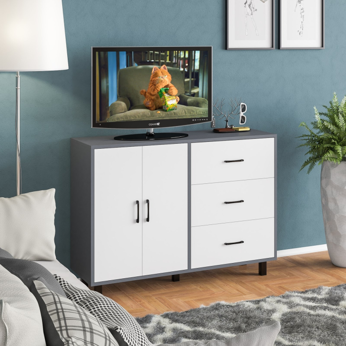 Комоды, Комод-тумба две дверки и три ящика РВК 123-1204