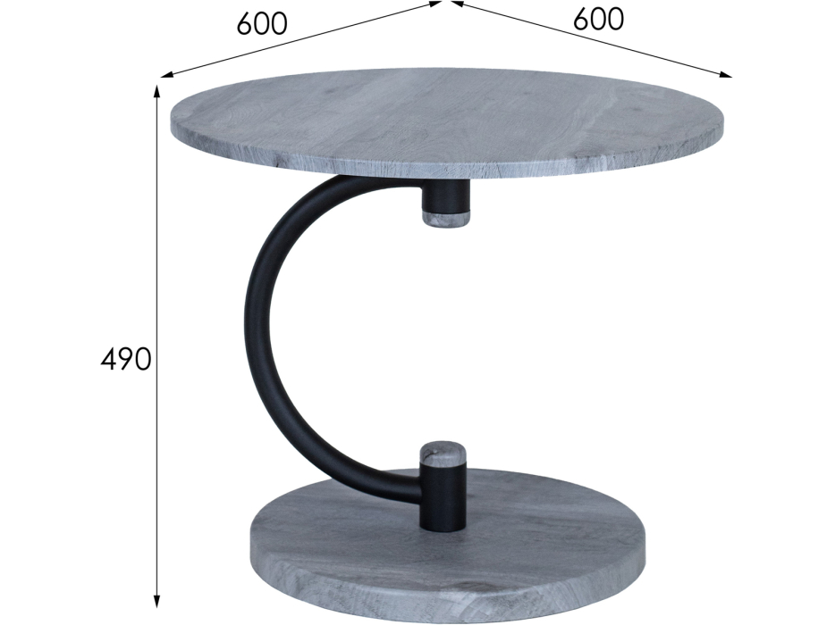 Журнальные столики, Стол журнальный Мебелик Дуэт 13