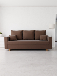 Прямой диван Адам, НПБ,еврокнижка,велюр