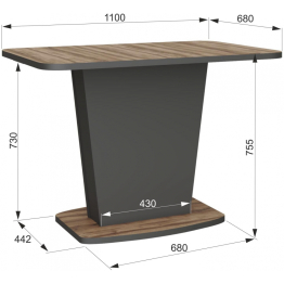 Деревянный стол Комфорт