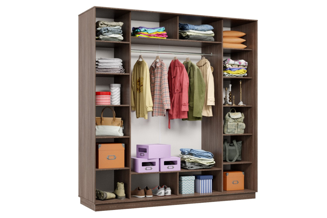 Шкафы-купе, Шкаф-купе Премьер 34 (15;15;15) трёхдверный