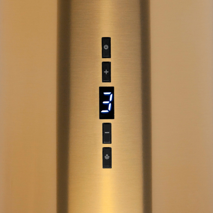 Вытяжки, Кухонная вытяжка Konigin Ester Gold/Black Glass 31